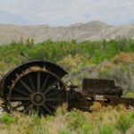 Tractor from early farm era