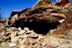 Desert rock shelter